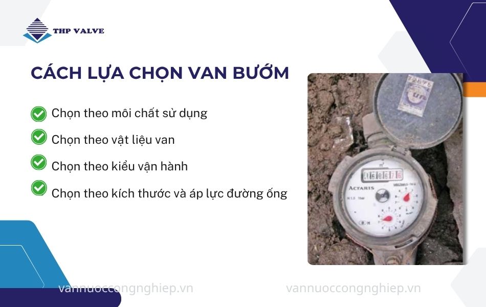 cách lựa chọn van bướm