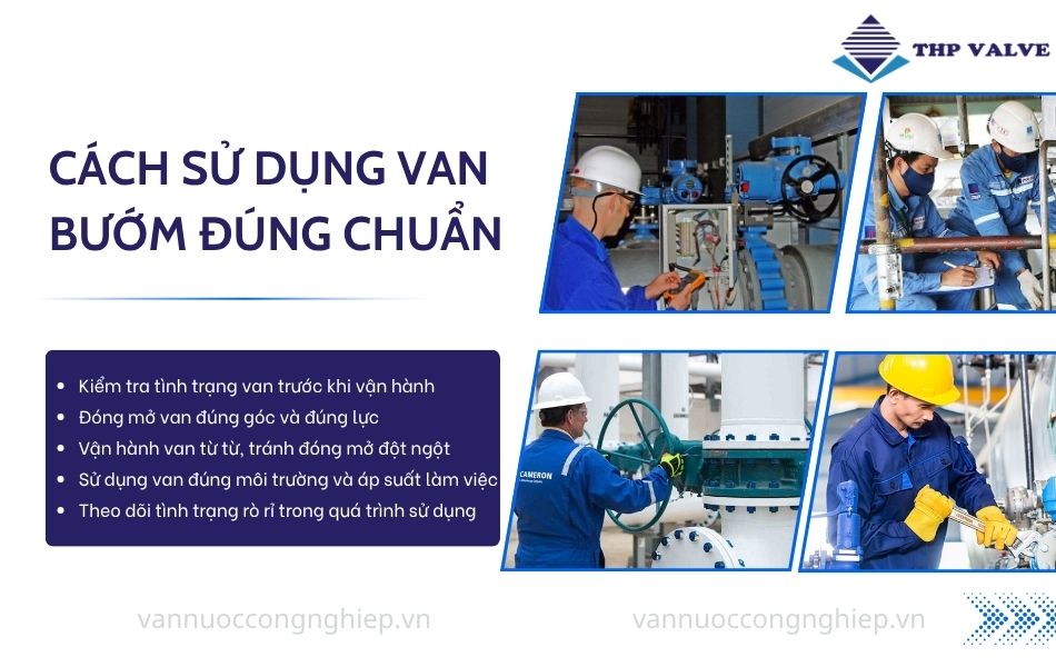 cách sử dụng van bướm