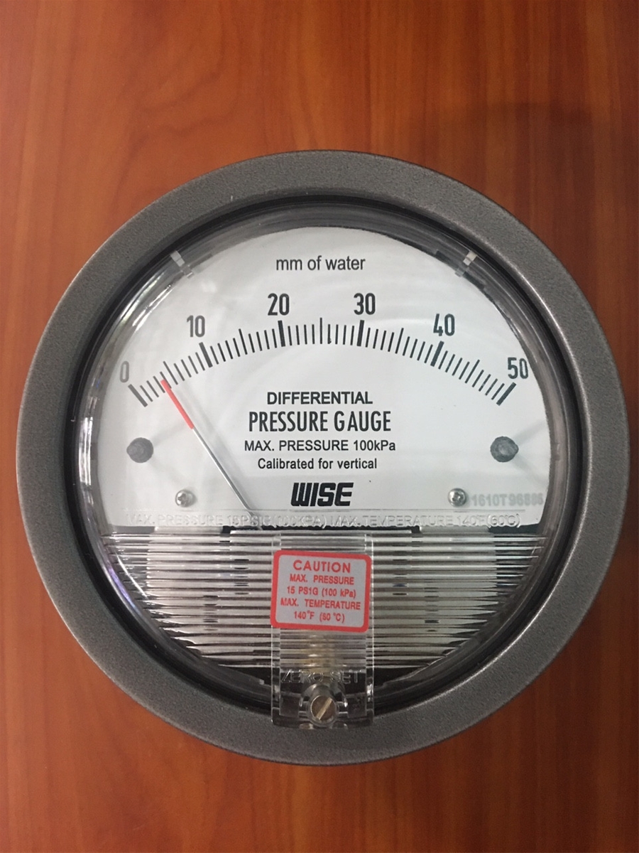 Đồng hồ đo áp suất phòng sạch | Nhập khẩu Hàn quốc