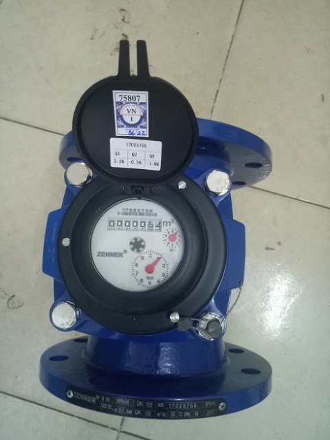 Đồng hồ đo lưu lượng nước Zenner lắp bích