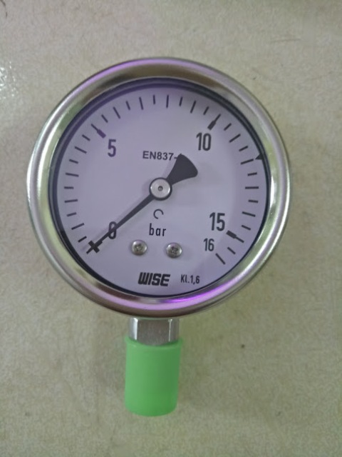 Đồng hồ đo áp suất mặt không có dầu