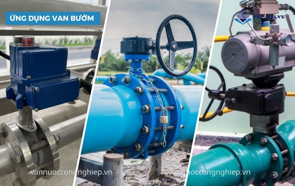 ứng dụng van bướm