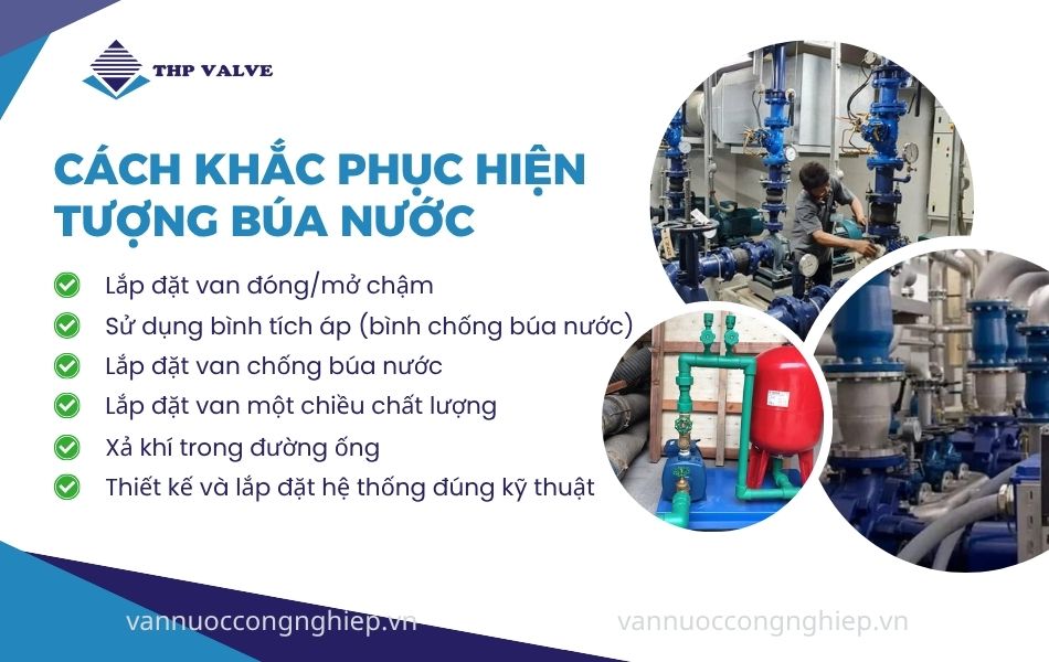 cách khắc phục hiện tượng búa nước