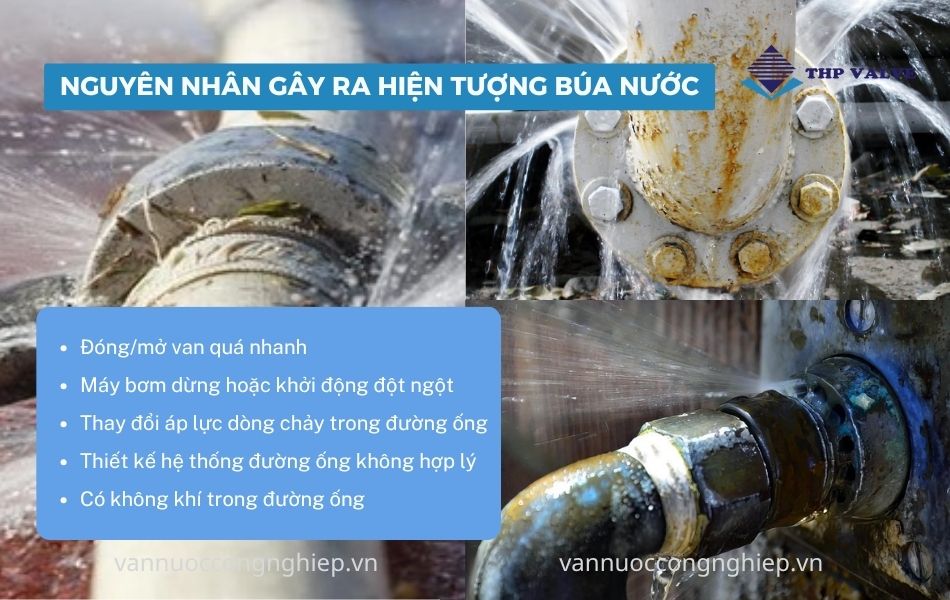 nguyên nhân gây ra búa nước là gì
