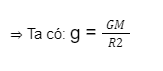 trọng lực là trường hợp riêng của lực hấp dẫn