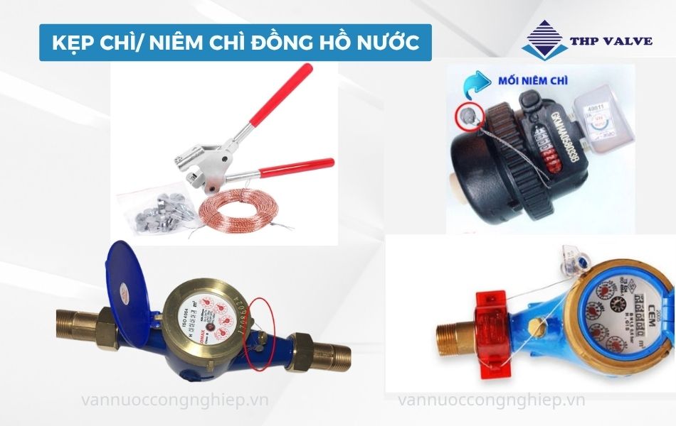 kẹp chì, niêm chì đồng hồ nước