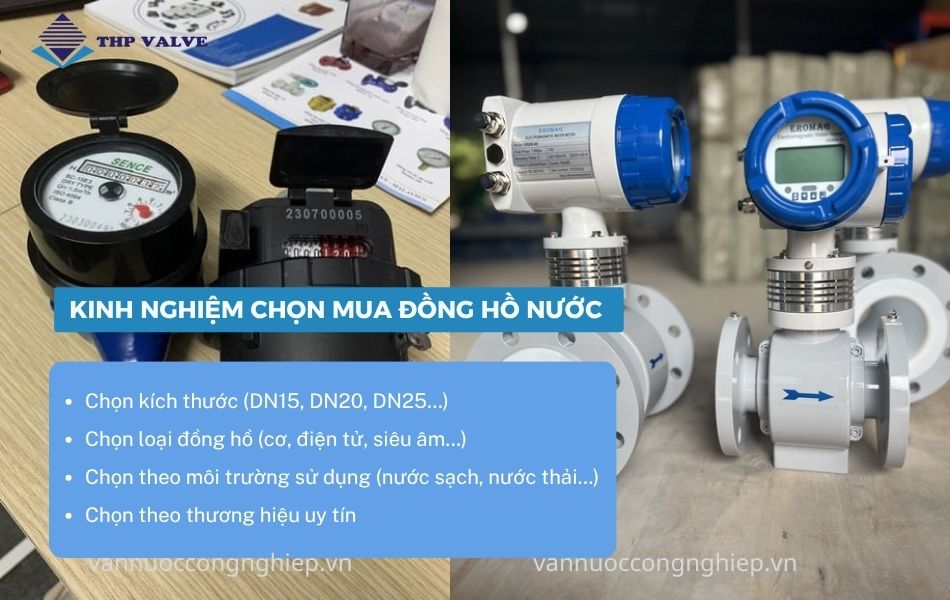 kinh nghiệm chọn mua đồng hồ nước