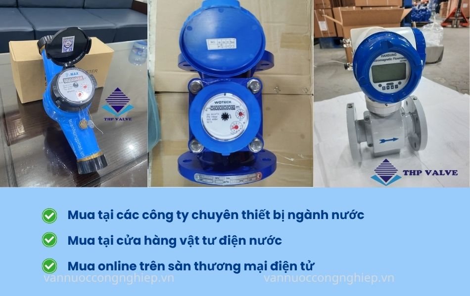 mua đồng hồ nước ở đâu uy tín, giá tốt