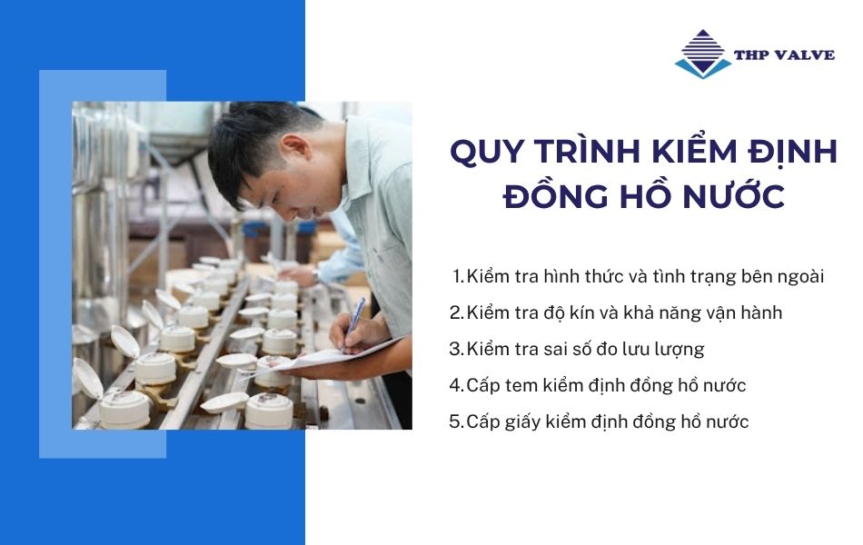 quy trình kiểm định đồng hồ nước