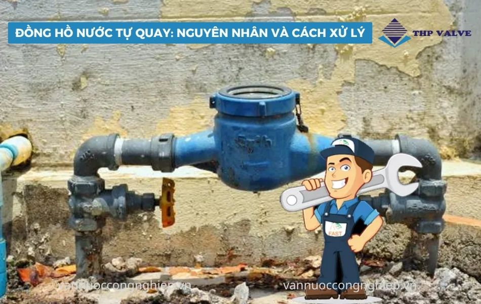 tình trạng đồng hồ nước tự quay
