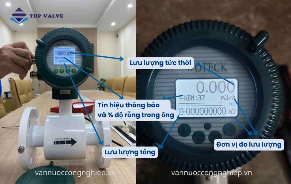 cách đọc chỉ sổ đồng hồ đo nước điện tử