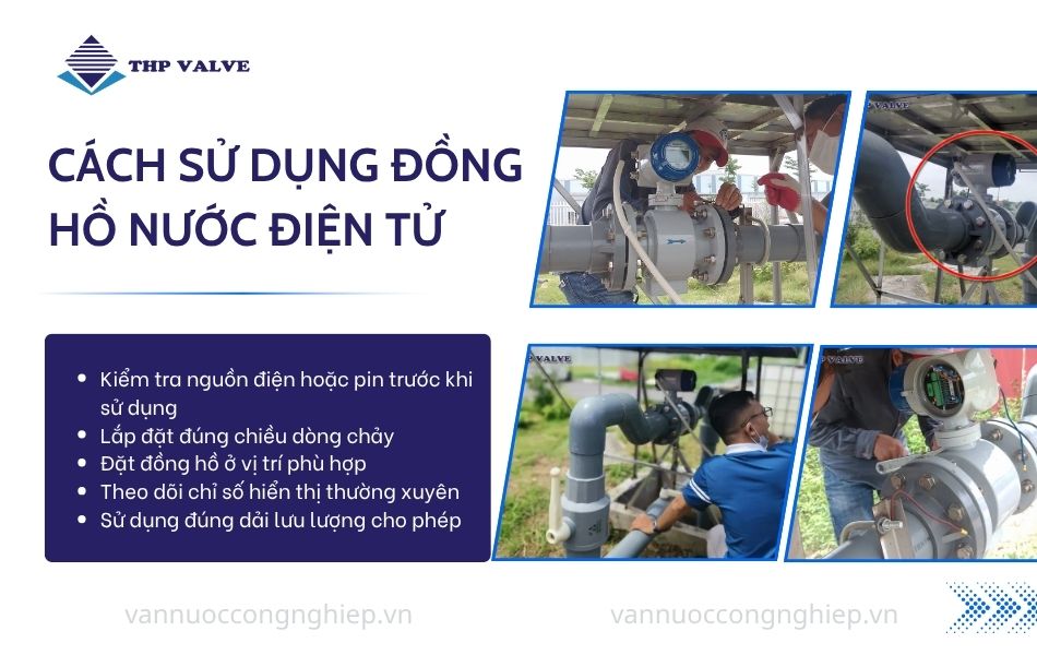 hướng dẫn sử dụng đồng hồ nước điện tử chi tiết