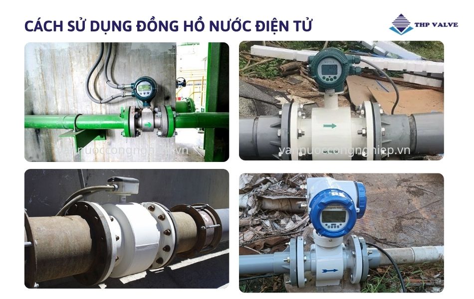 cách sử dụng đồng hồ nước điện tử