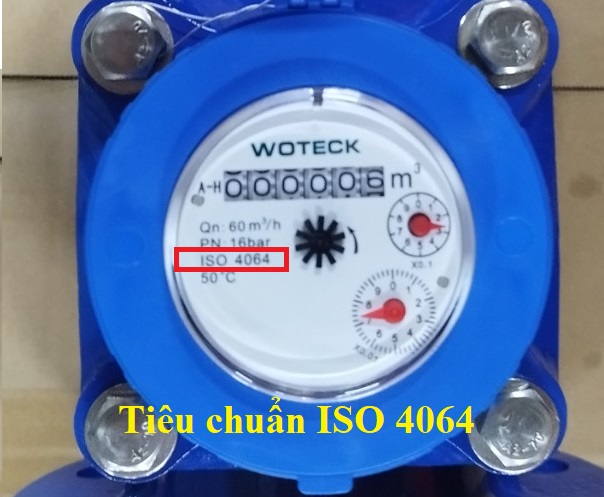 Đồng hồ nước woteck đạt chuẩn iso 4064