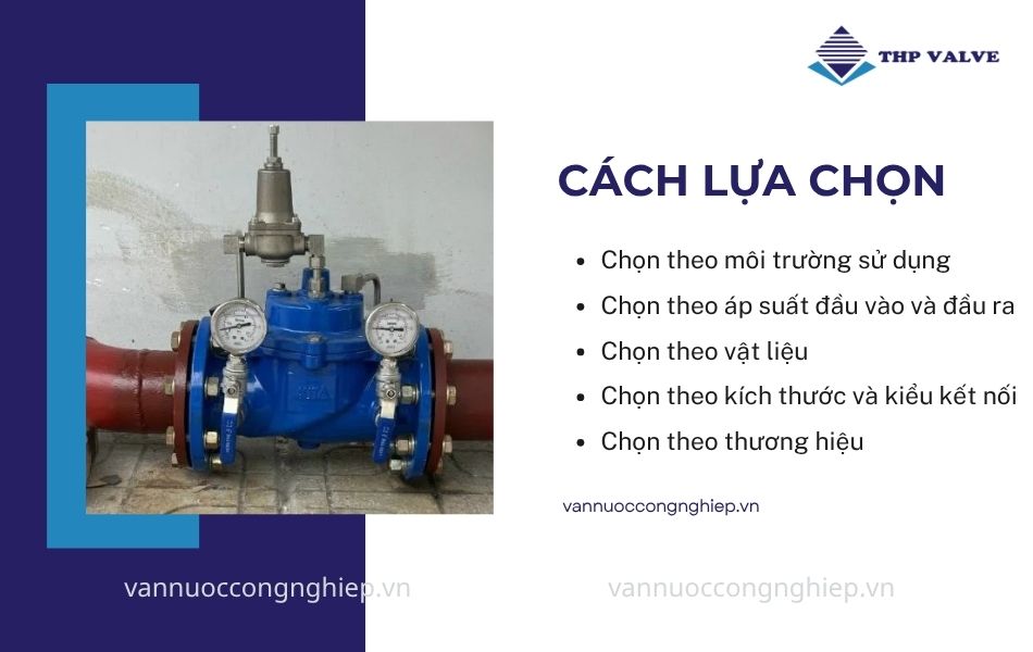 cách chọn mua pressure reducing valve