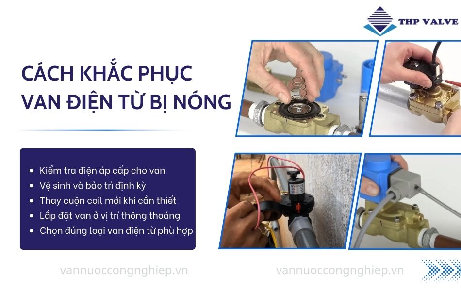cách khắc phục van điện từ bị nóng