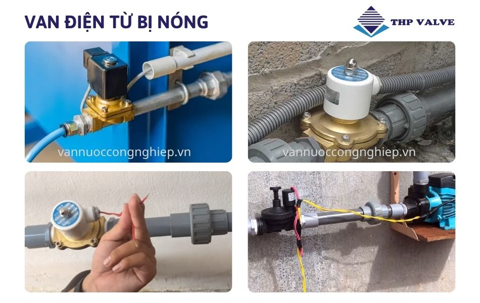 Tình trạng van điện từ bị nóng