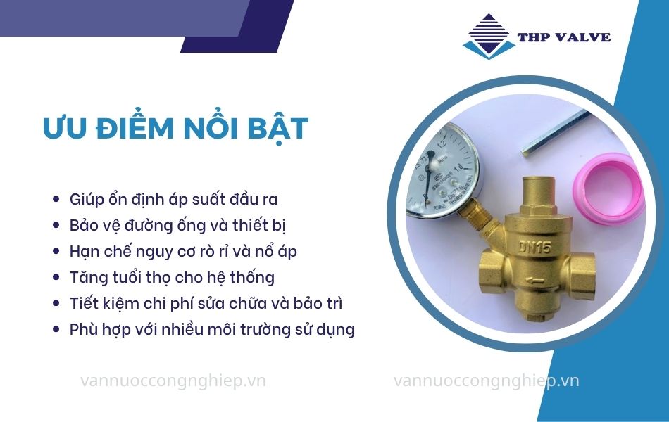 ưu điểm pressure reducing valve là gì