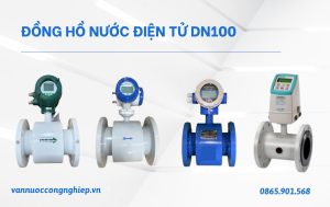 đồng hồ nước điện tử dn100