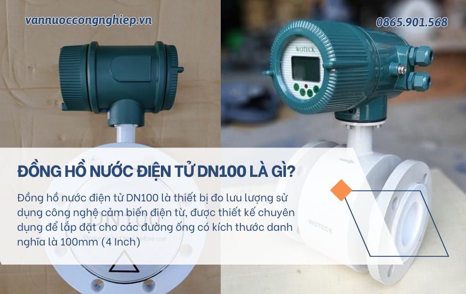 đồng hồ nước điện tử dn100 là gì