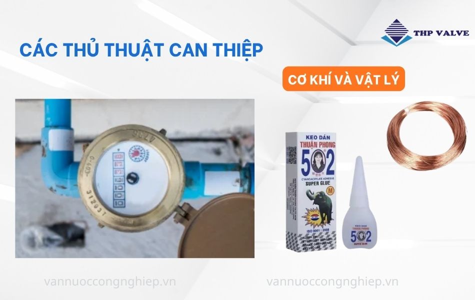 Các thủ thuật can thiệp làm đồng hồ nước chạy chậm, không quay