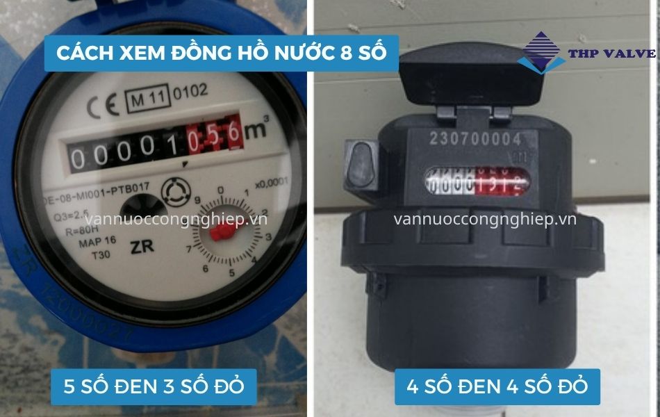 cách đọc đồng hồ nước 8 số