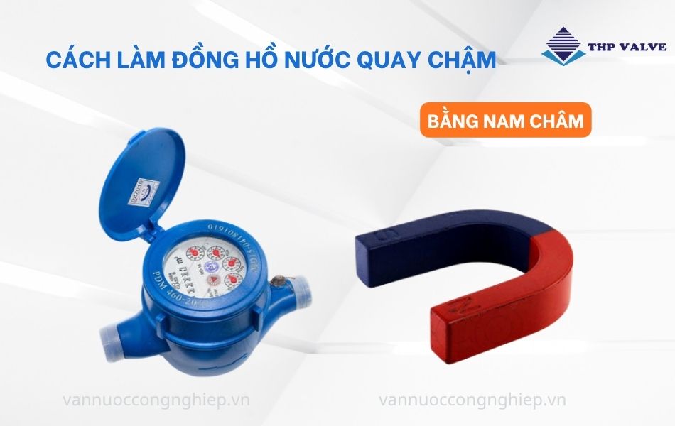 cách làm đồng hồ nước quay chậm bằng nam châm