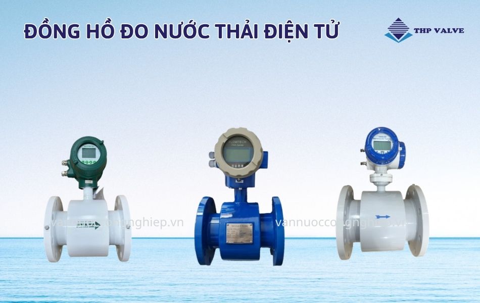 đồng hồ đo nước thải điện tử