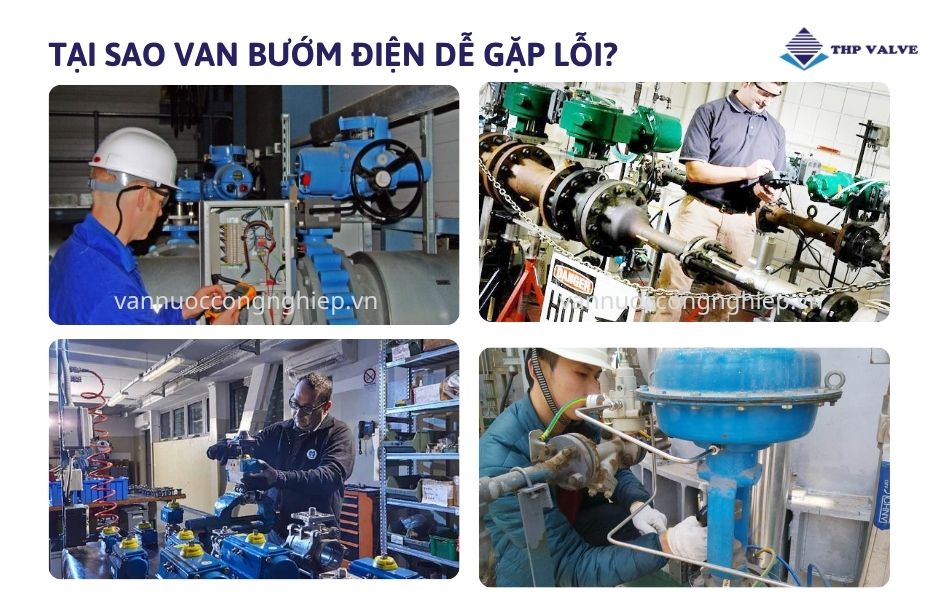 tại sao van bướm điều khiển điện dễ gặp lỗi