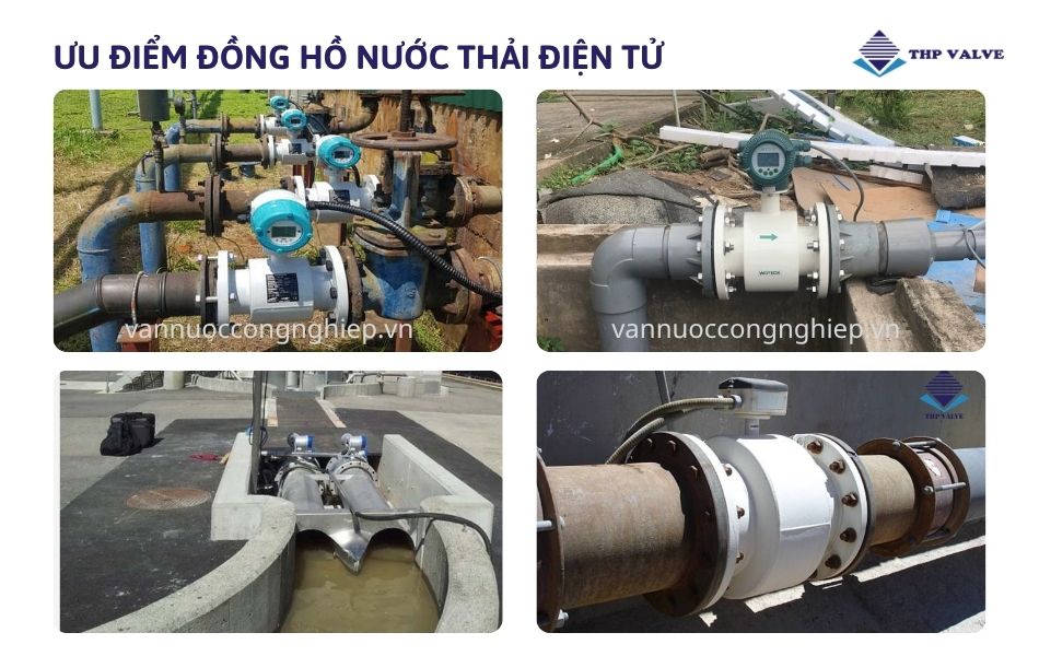 ưu điểm đồng hồ nước thải điện tử