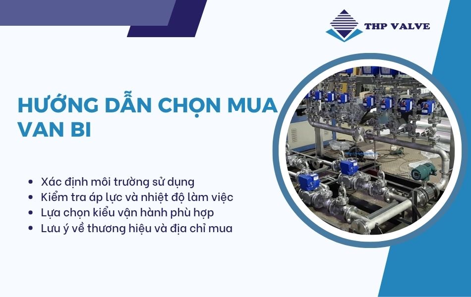 hướng dẫn chọn mua các loại van bi phù hợp