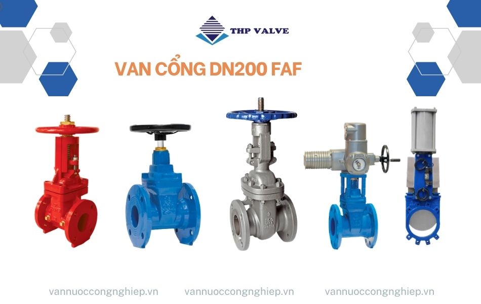 van cổng dn200 faf