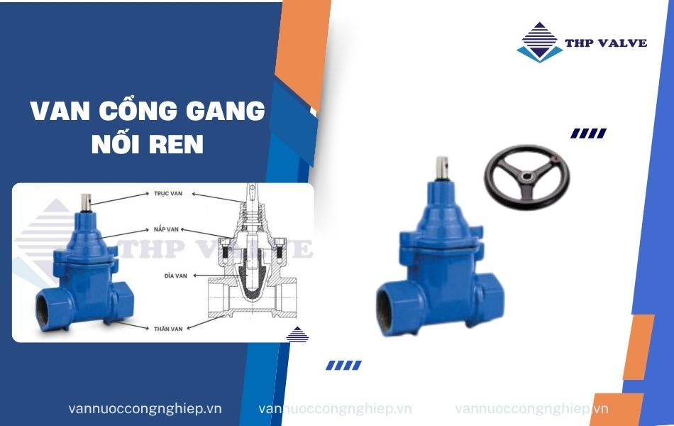 van cổng gang nối ren