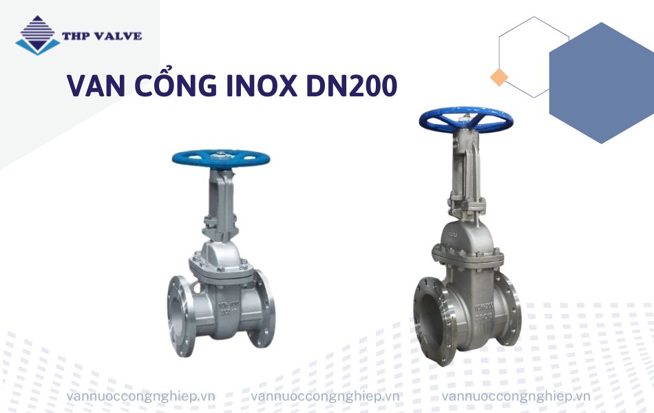 van cổng inox dn200