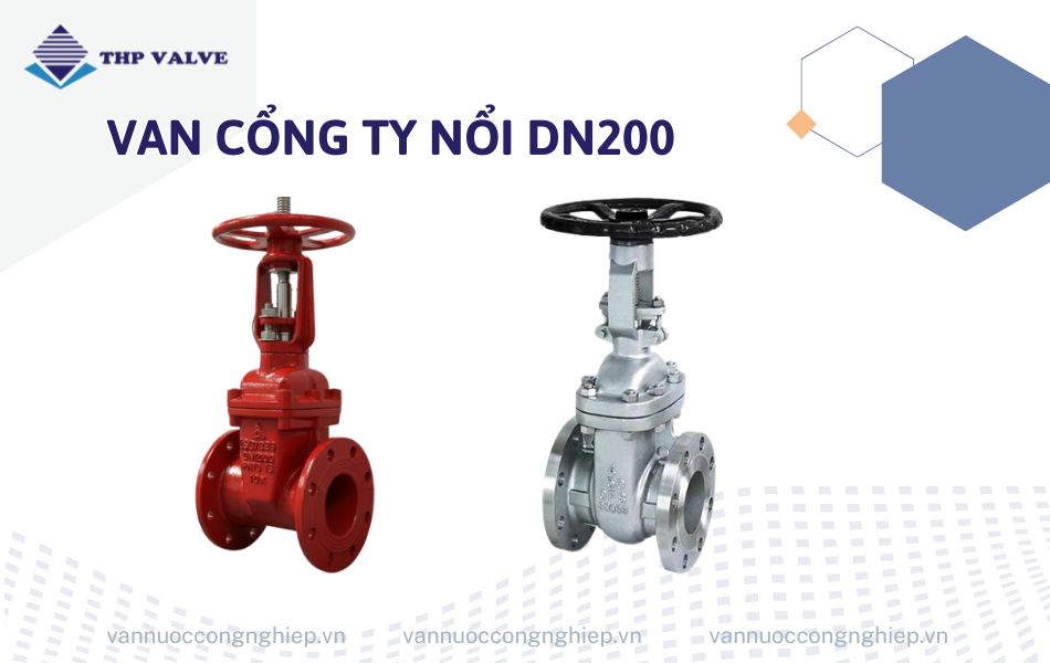 van cổng ty nổi dn200