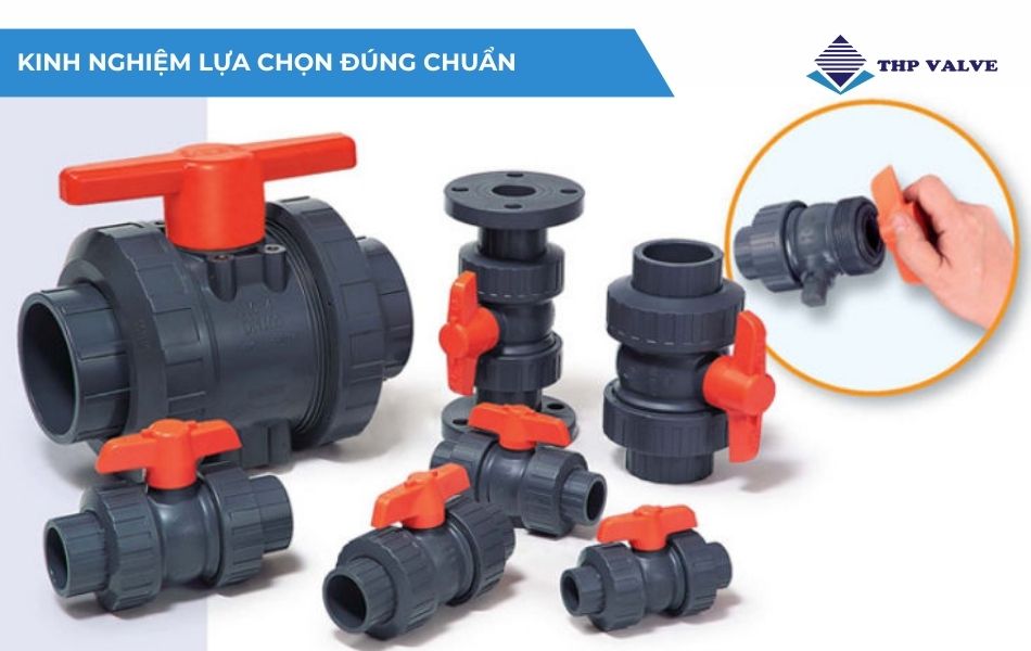 kinh nghiệm chọn mua van bi nhựa sch80