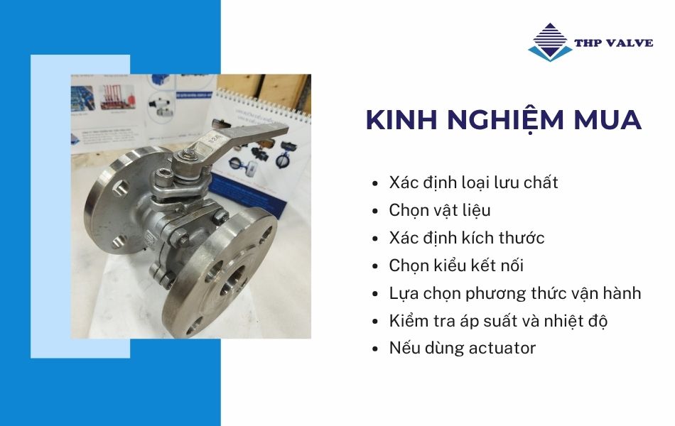 kinh nghiệm mua van bi hàn quốc