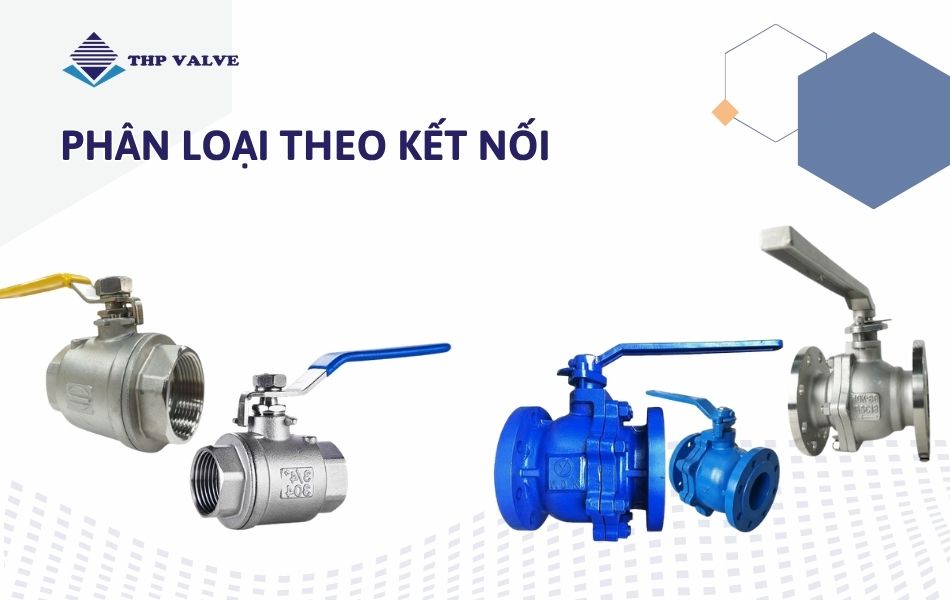 Phân loại van bi Hàn Quốc theo kết nối