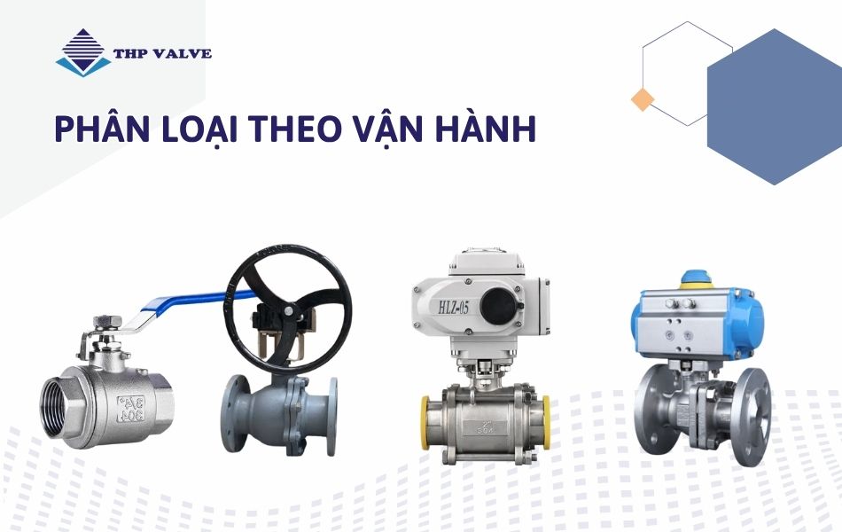 Phân loại van bi Trung Quốc theo cách vận hành