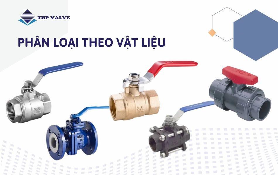 Phân loại van bi Trung Quốc theo vật liệu