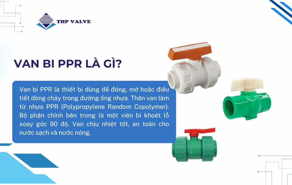 Giới thiệu van bi PPR