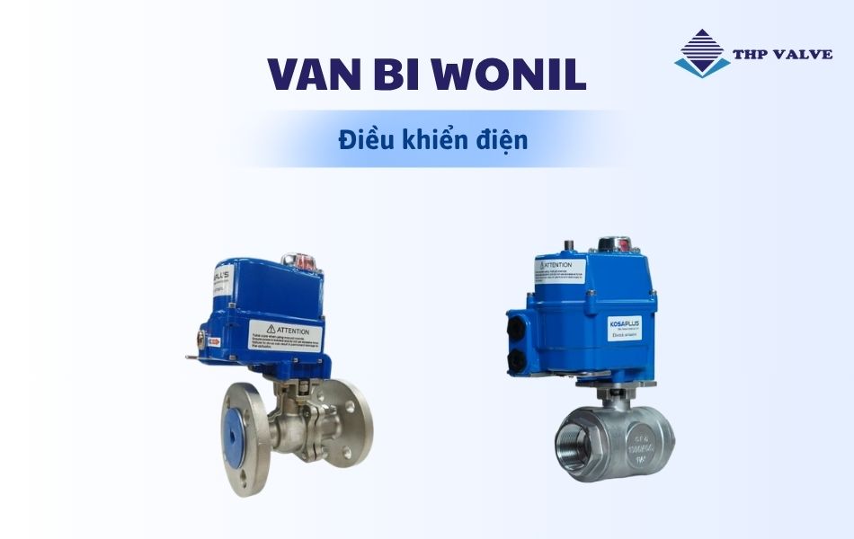Sản phẩm van bi điều khiển điện của hãng Wonil Hàn Quốc