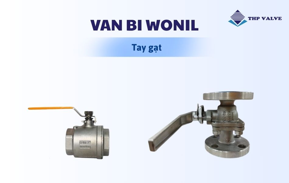 Sản phẩm van bi tay gạt của hãng Wonil Hàn Quốc