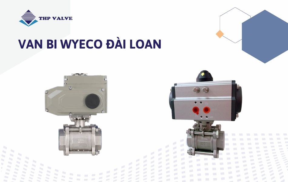Các mẫu van bi thương hiệu Wyeco Taiwan